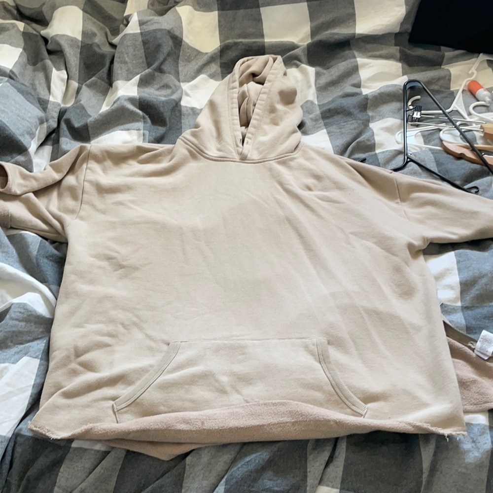 men’s clothes short sleeve hoodie XL